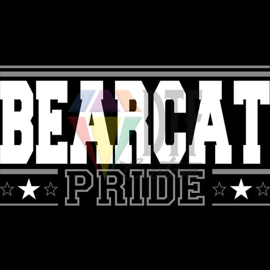 Bearcat Pride DTF transfer design