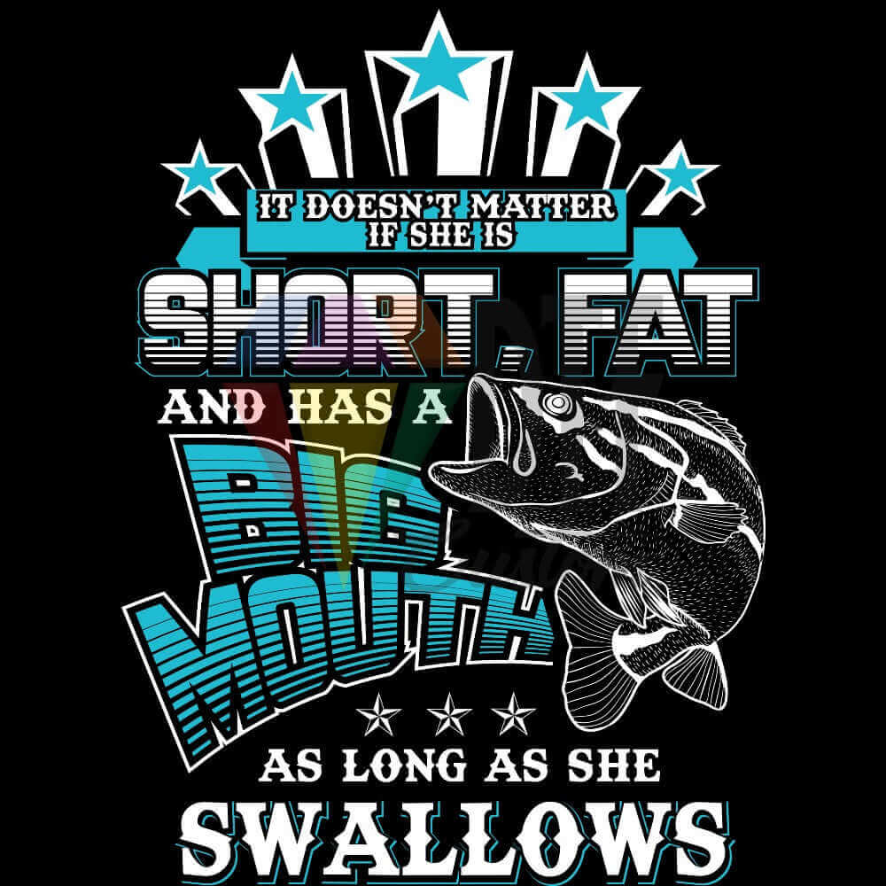 Big Mouth Swallows DTF transfer design