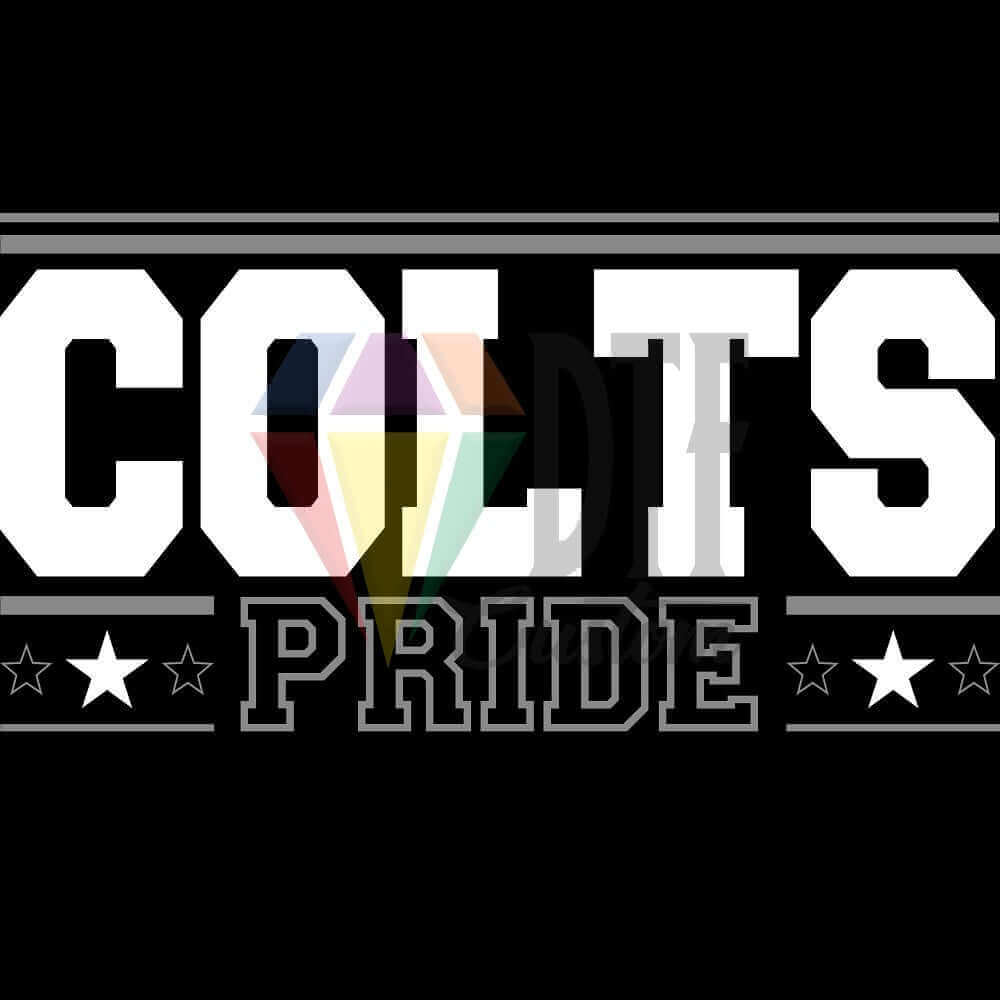 Colts Pride DTF transfer design