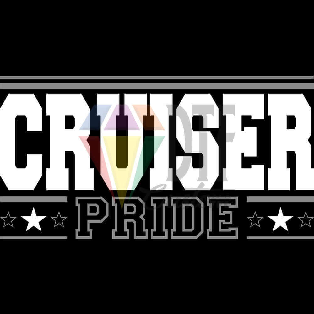 Cruiser Pride DTF transfer design