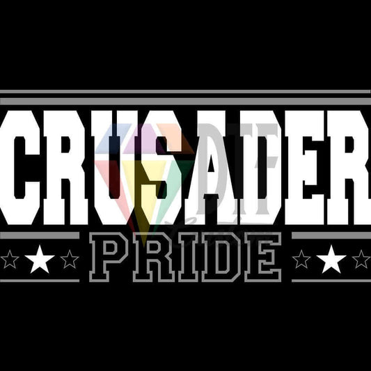 Crusader Pride DTF transfer design