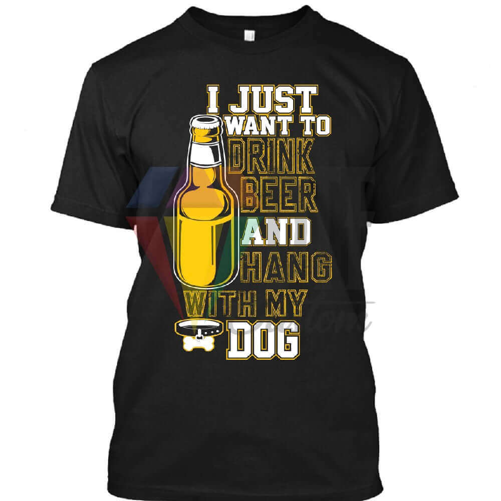 Drink Beer Dog DTF transfer design