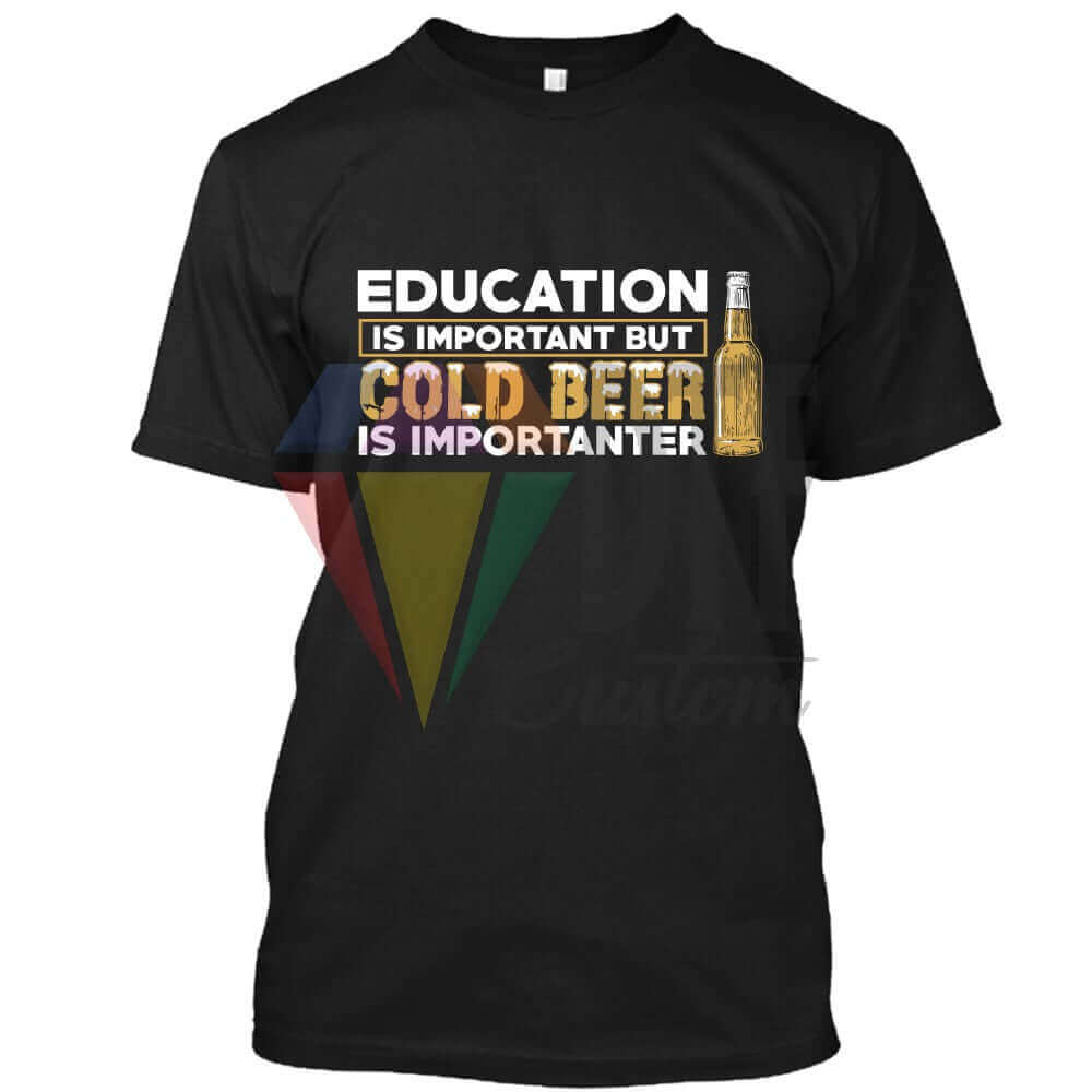 Education Beer DTF transfer design