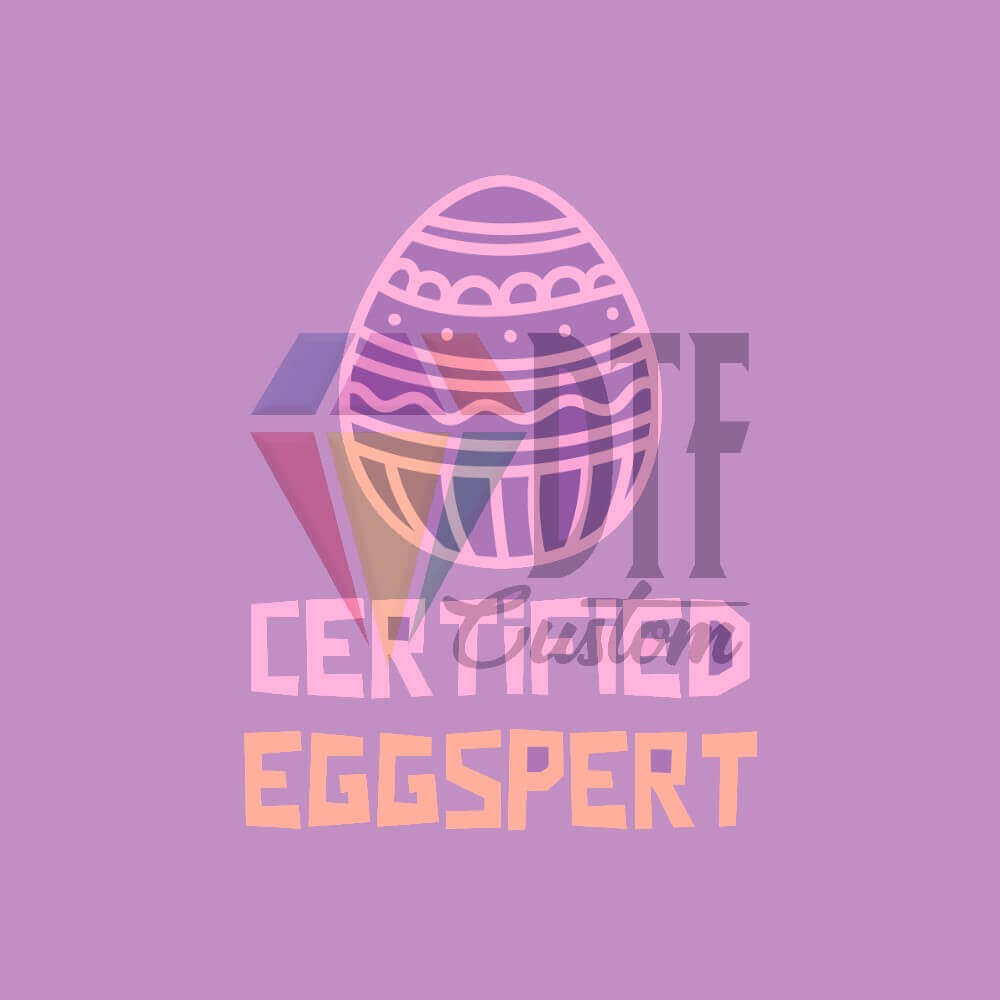 Eggspert DTF transfer design