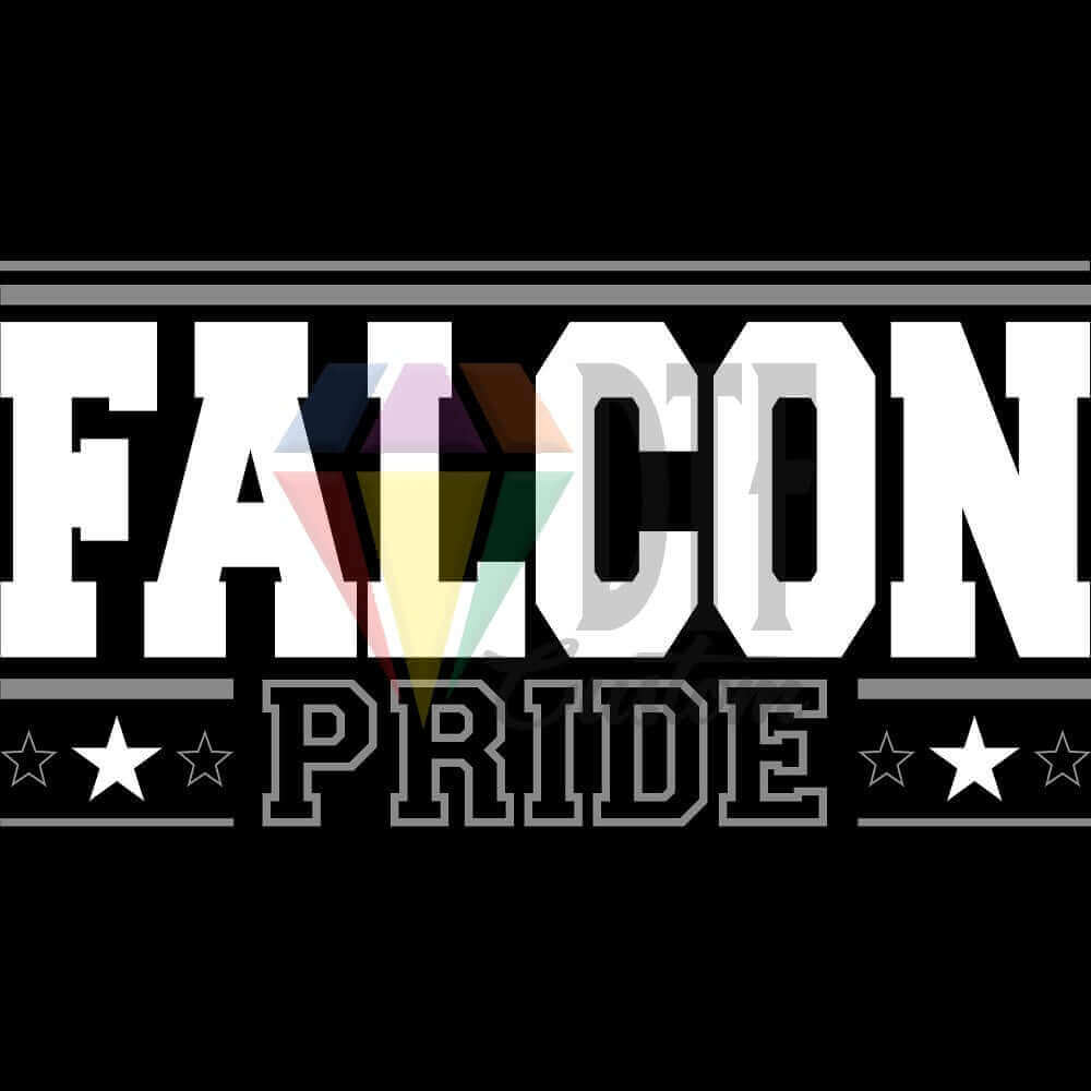 Falcon Pride DTF transfer design