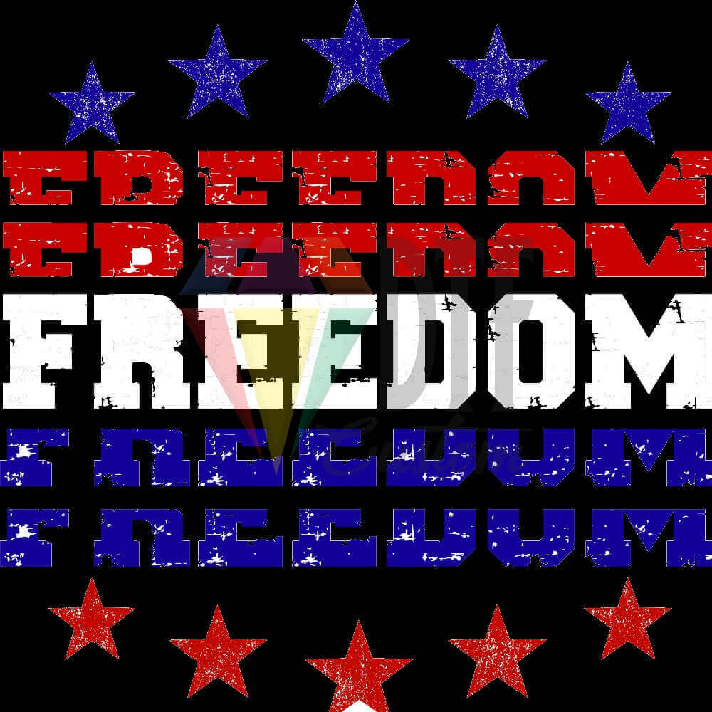Freedom DTF transfer design