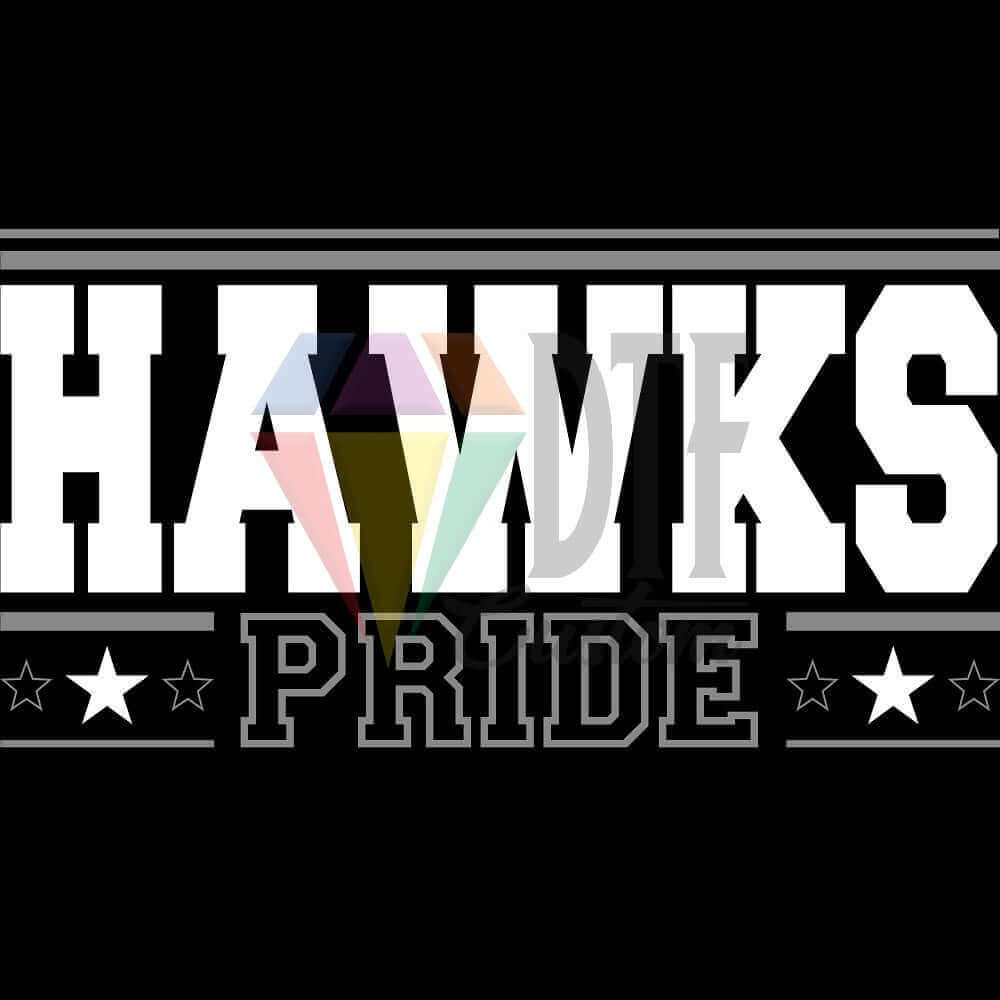Hawks Pride DTF transfer design