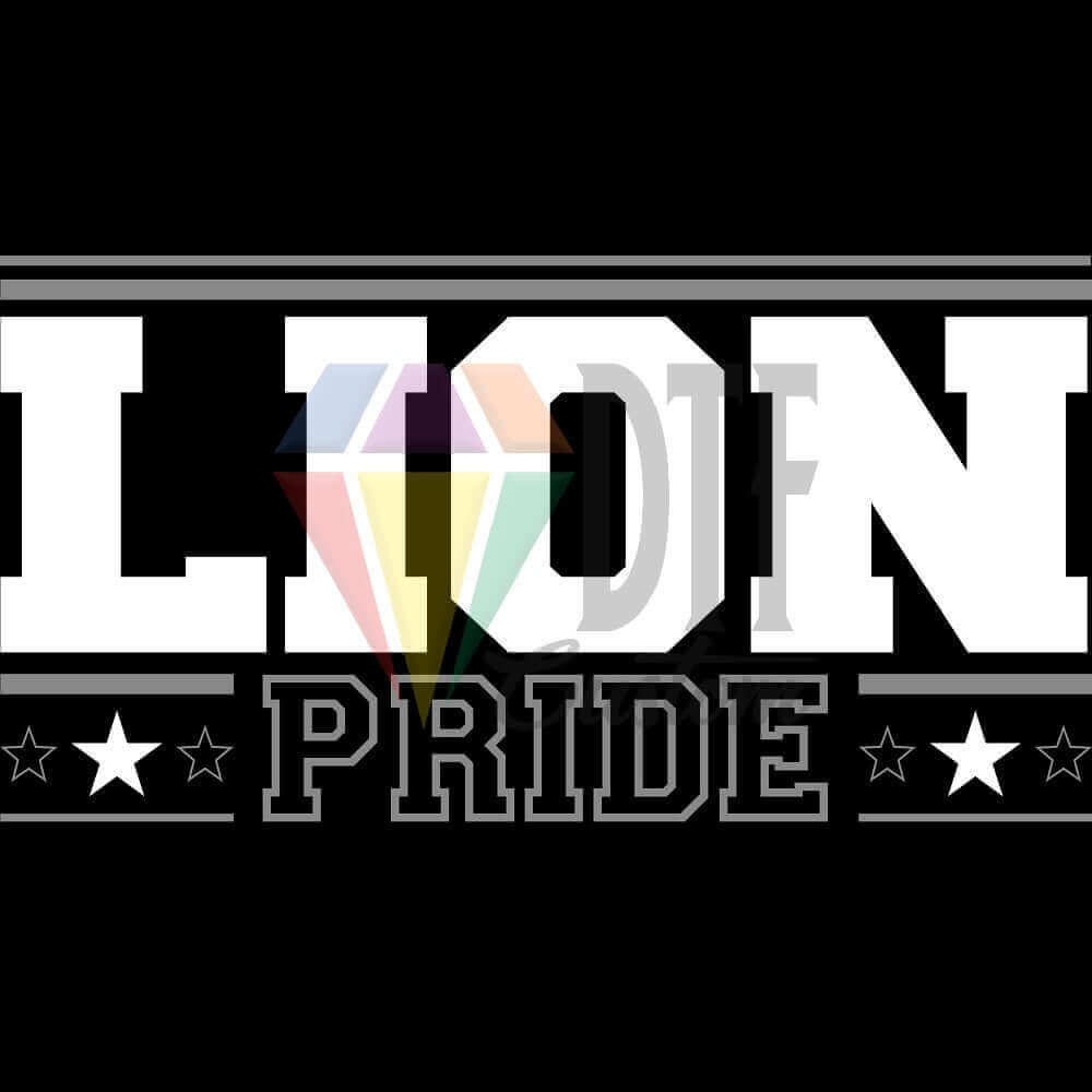 Lion Pride DTF transfer design