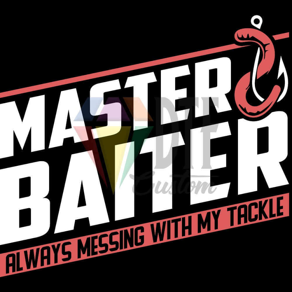 Master Baiter DTF transfer design