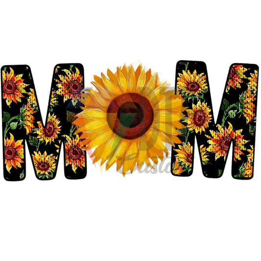 Mom Sunflowers No Photo DTF transfer design
