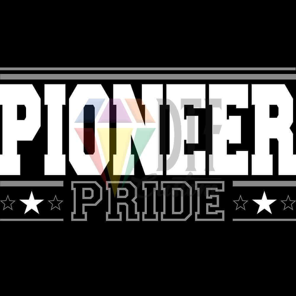 Pioneer Pride DTF transfer design