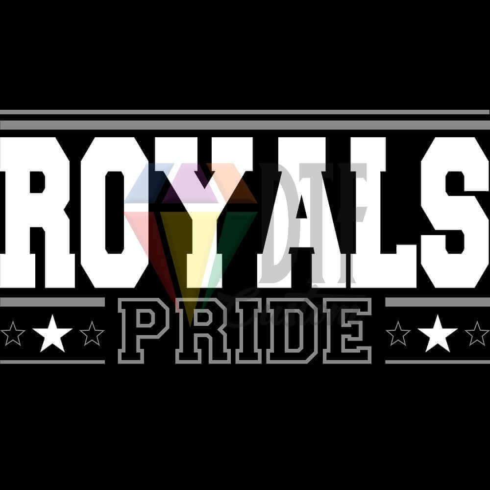 Royals Pride DTF transfer design