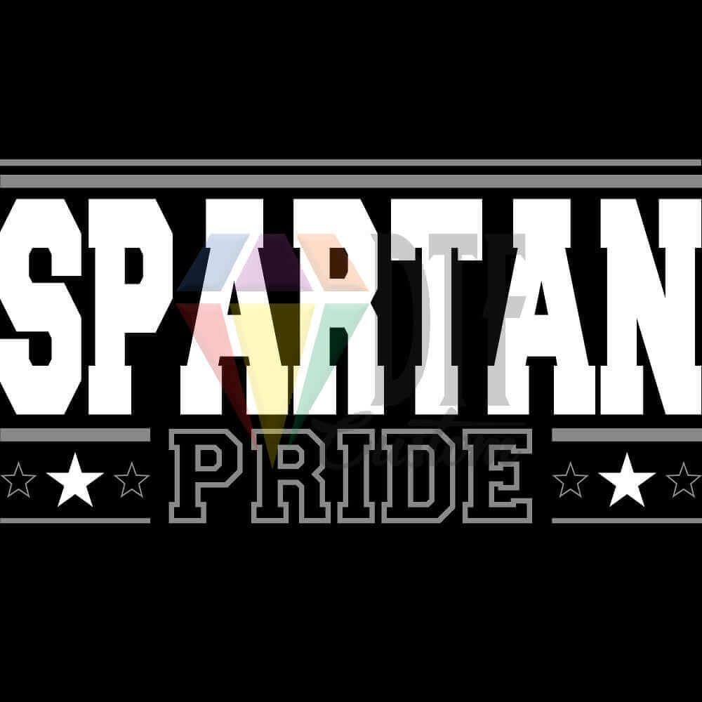Spartan Pride DTF transfer design