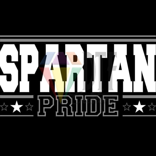 Spartan Pride DTF transfer design