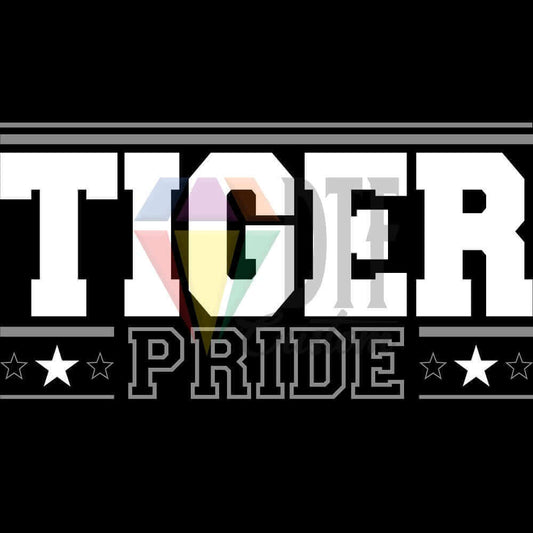 Tiger Pride DTF transfer design
