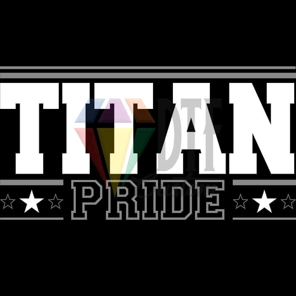 Titan Pride DTF transfer design