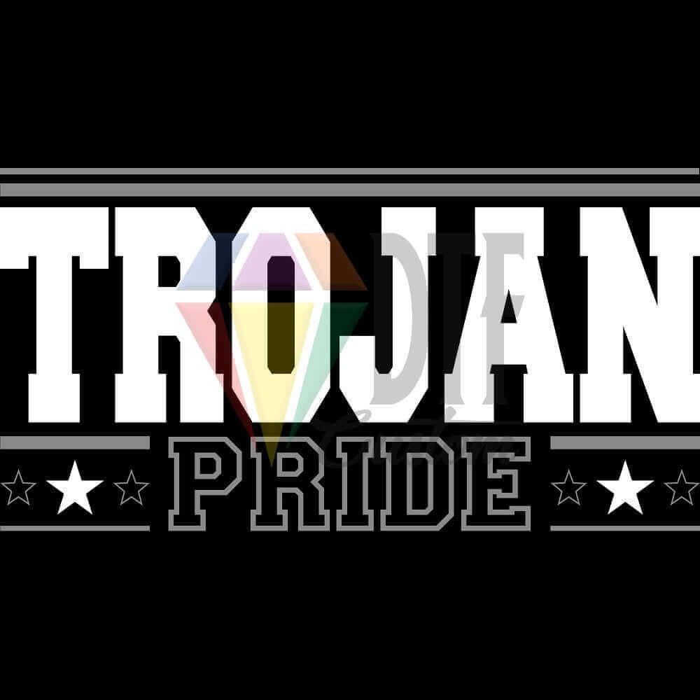 Trojan Pride DTF transfer design