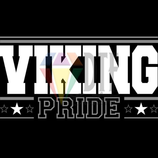 Viking Pride DTF transfer design