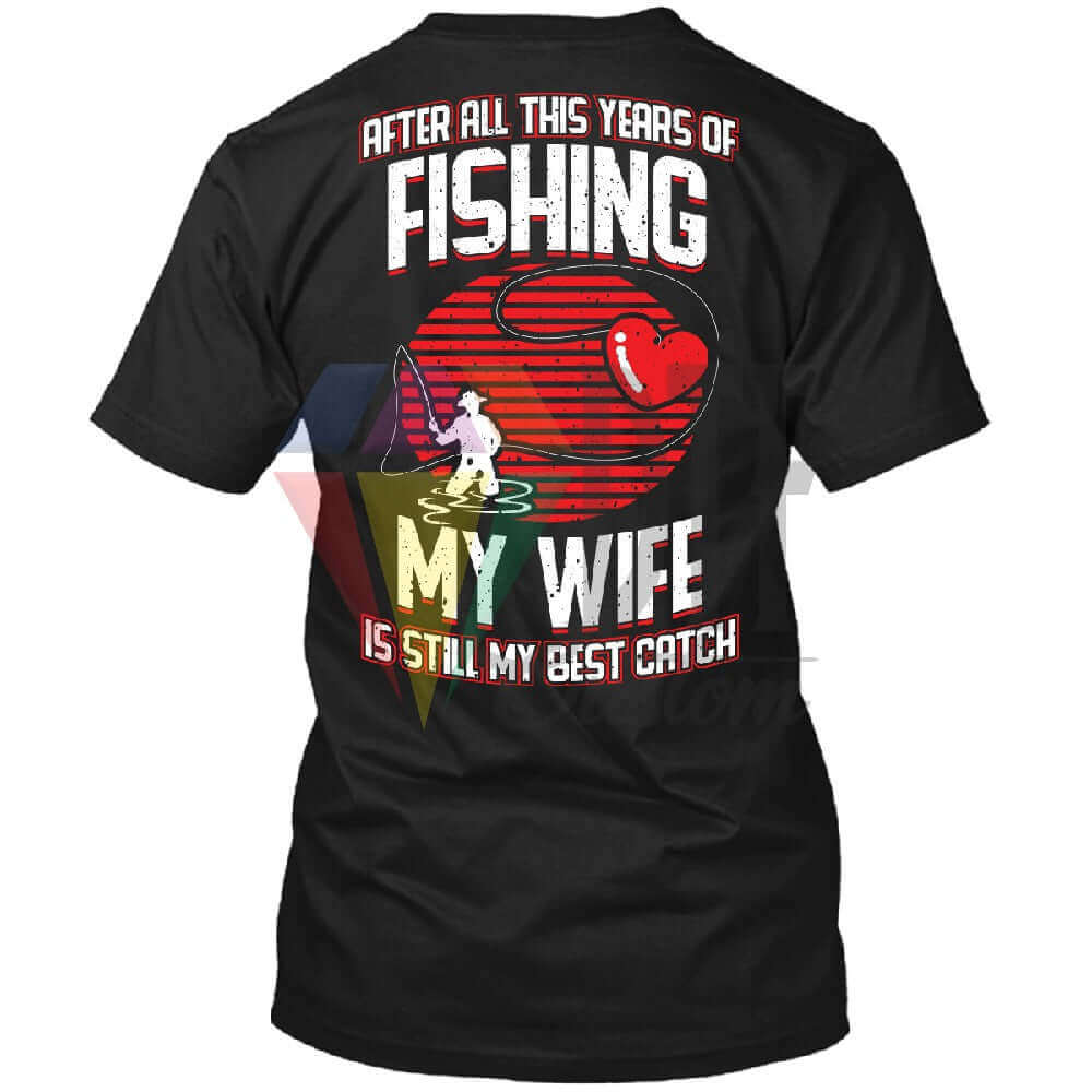 Wife Catch Fishing DTF transfer design
