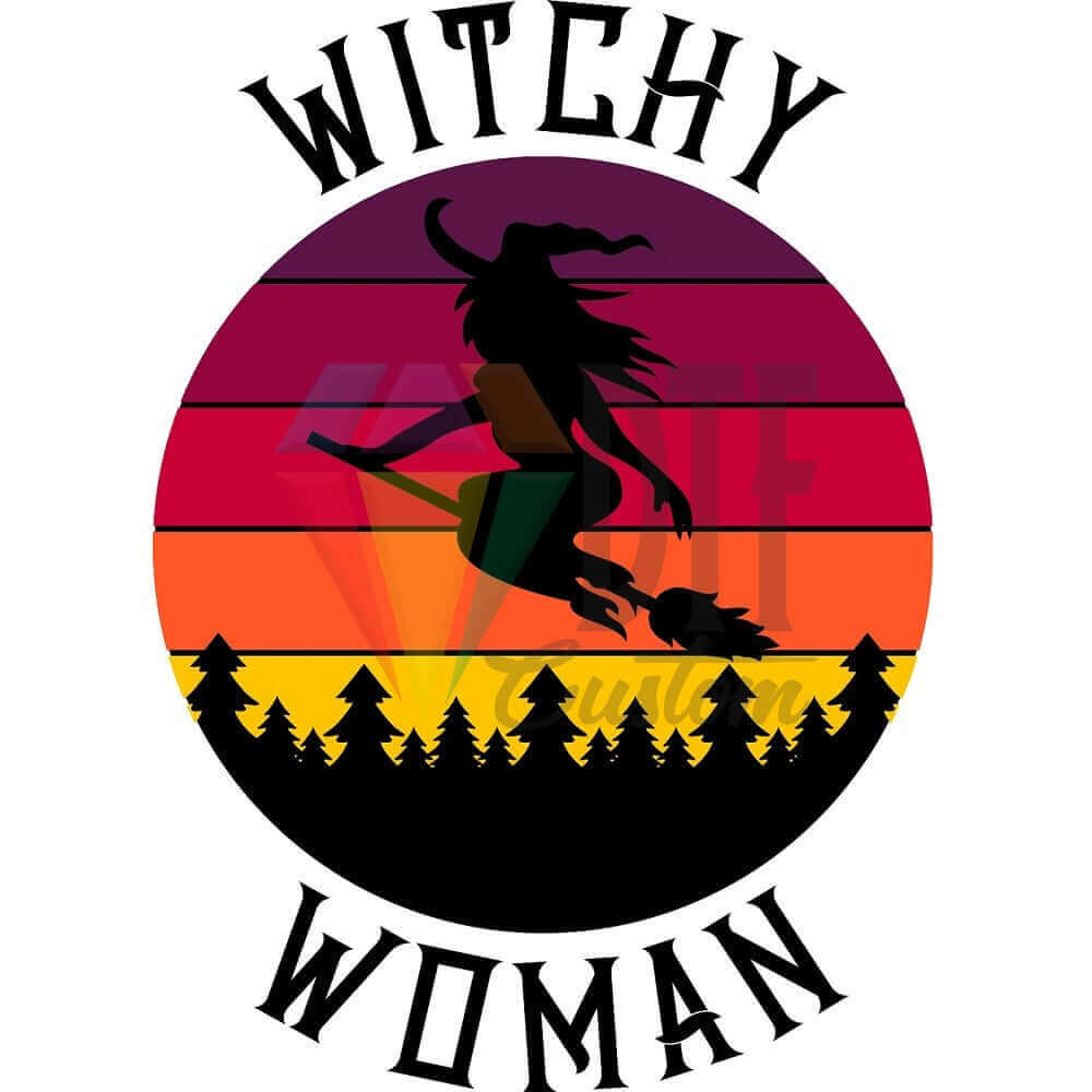 Witchy Woman DTF transfer design