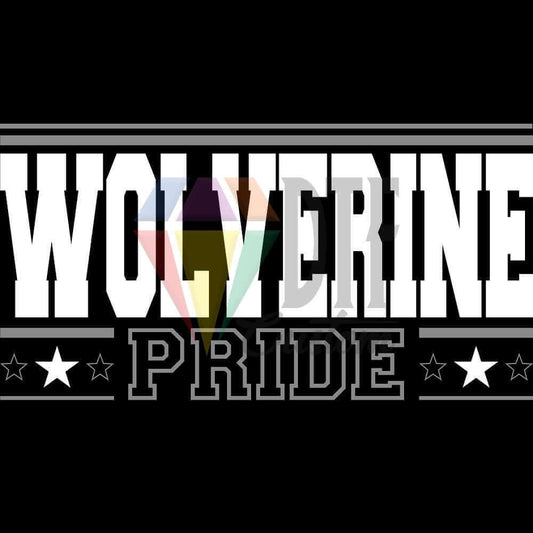 Wolverine Pride DTF transfer design